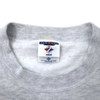 JERZEES Made in USA 90's ARTWEAR Print Sweatshirt 2X Gray Cotton Brushed Back Big Size