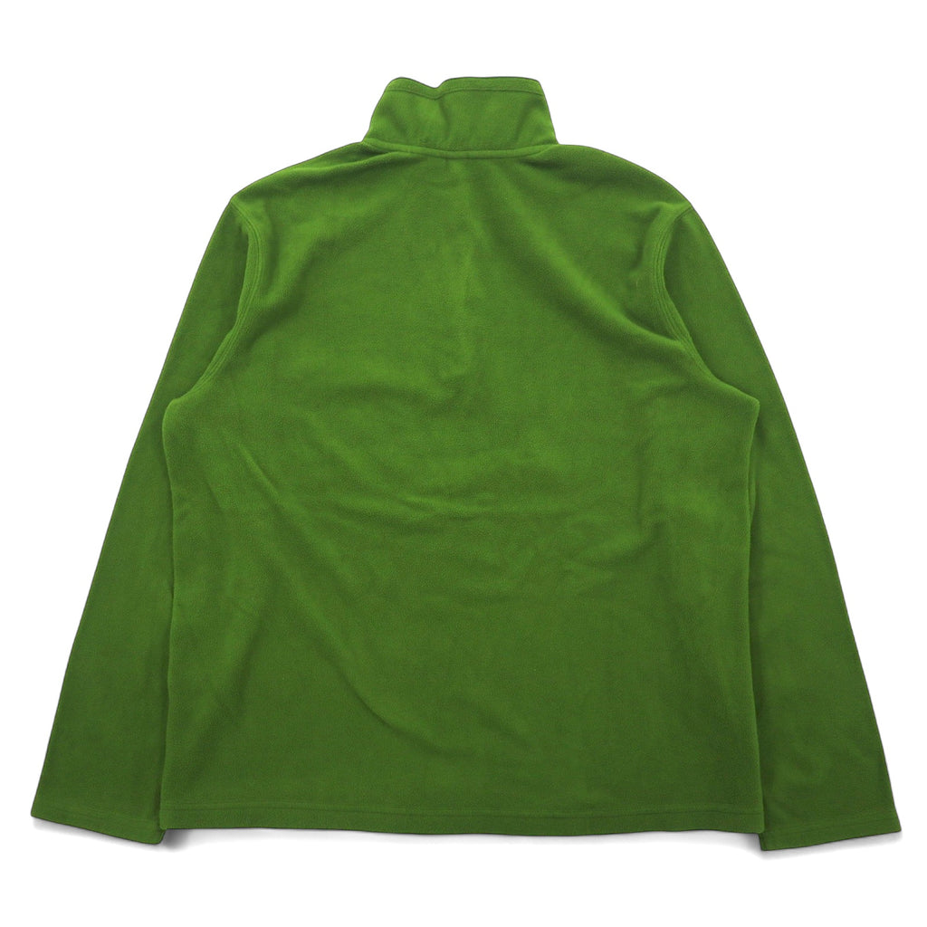 Eddie Bauer Half-Zip Fleece Jacket L Green Polyester POLARTEC One Point Logo Embroidery