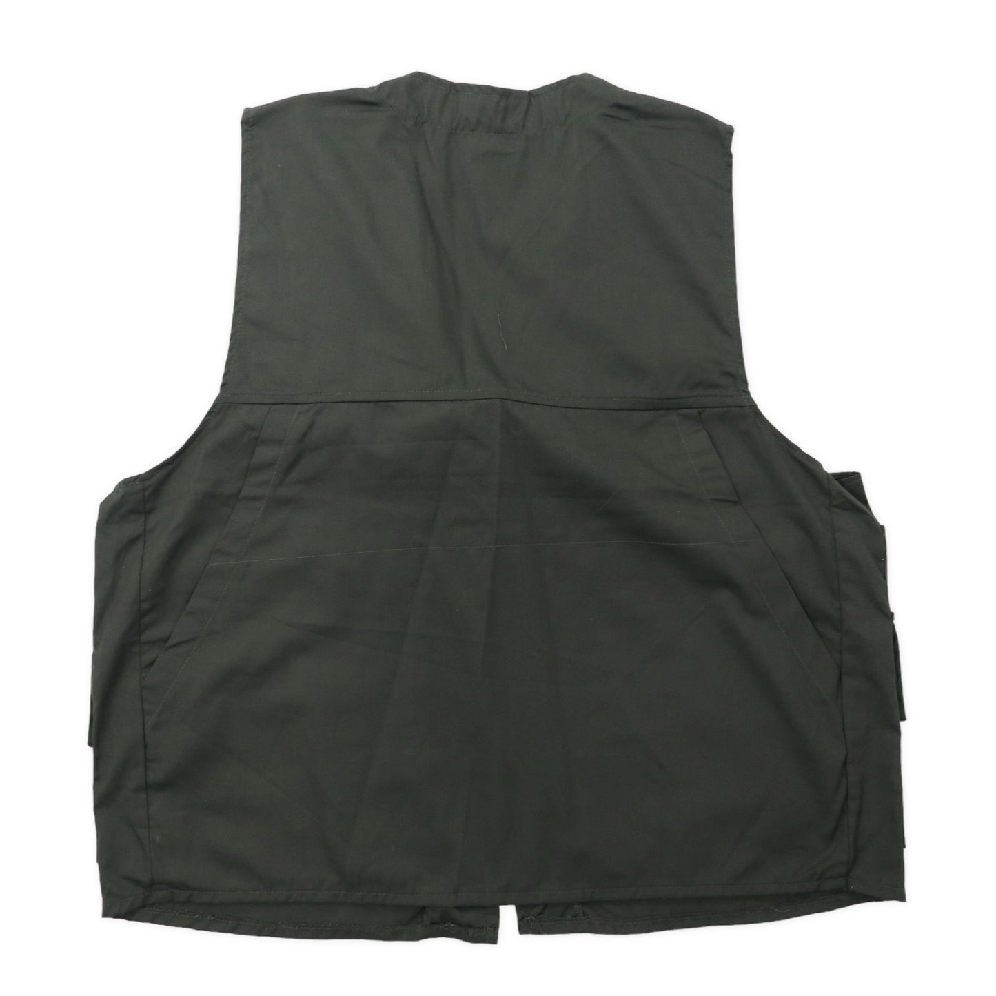 Vintage French Hunting Vest フレンチ ハンティングベスト 5 カーキ ポリエステル コットン LAMPOジップ