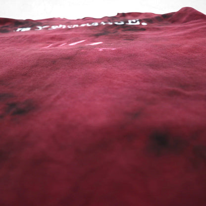 My Chemical Romance Rock Band T-Shirt, XL, Bordeaux Tie-Dye Cotton