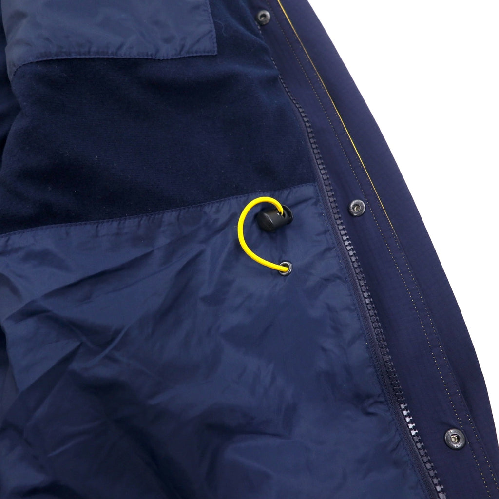 Eddie Bauer EBTEK 90年代 ゴアテックス セーリングジャケット マウンテンパーカー XXL イエロー ナイロン ドローコード フード着脱式