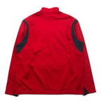 NIKE GOLF Half Zip Track Jacket Jersey L Red 1/4 Zip Therma-Fit Pullover Fleece Jacket 381259-651