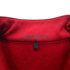 NIKE GOLF Half Zip Track Jacket Jersey L Red 1/4 Zip Therma-Fit Pullover Fleece Jacket 381259-651