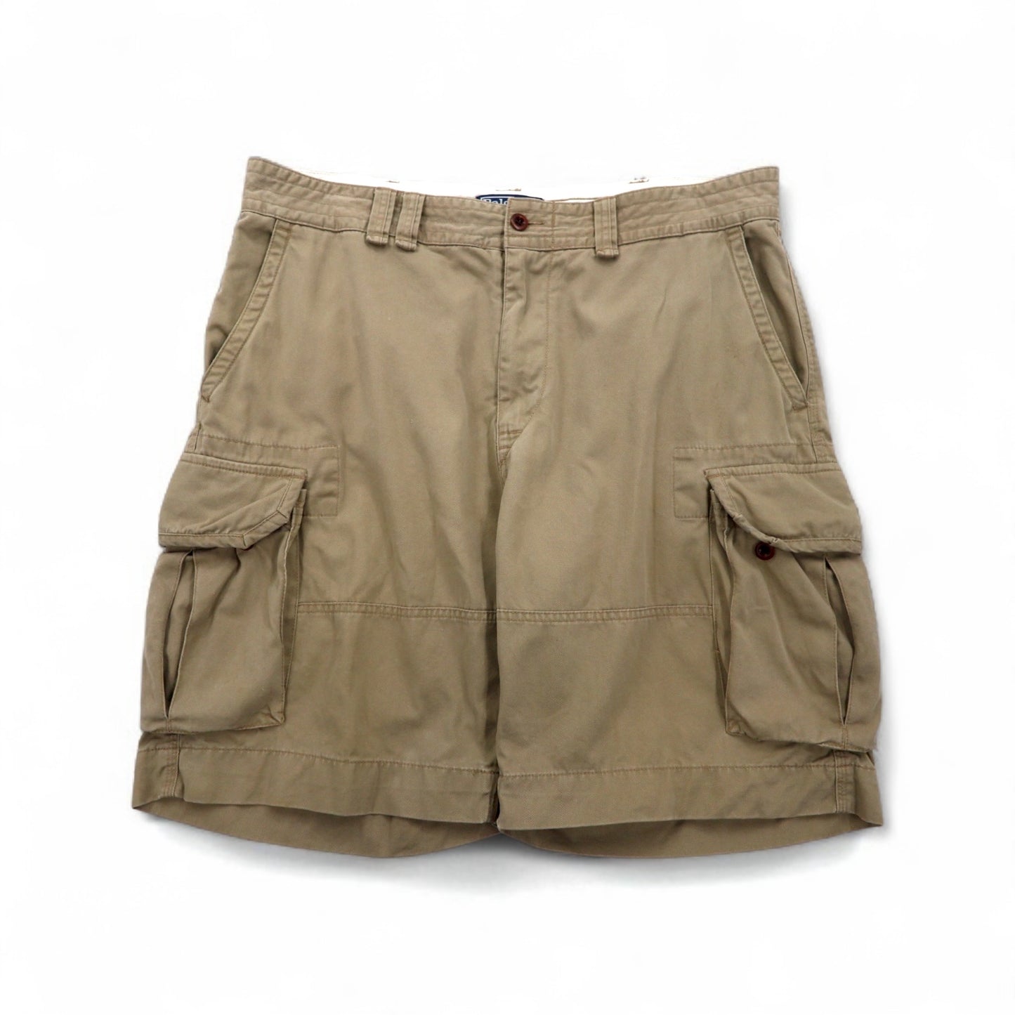 Polo by Ralph Lauren 90年代 ポロチノ バギー ショート カーゴパンツ ハーフパンツ XL ベージュ コットン 膝下丈