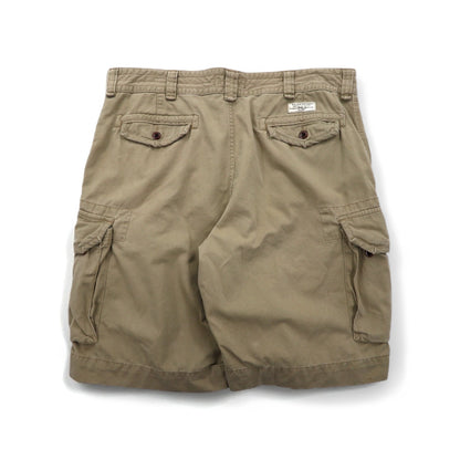 Polo by Ralph Lauren 90年代 ポロチノ バギー ショート カーゴパンツ ハーフパンツ XL ベージュ コットン 膝下丈