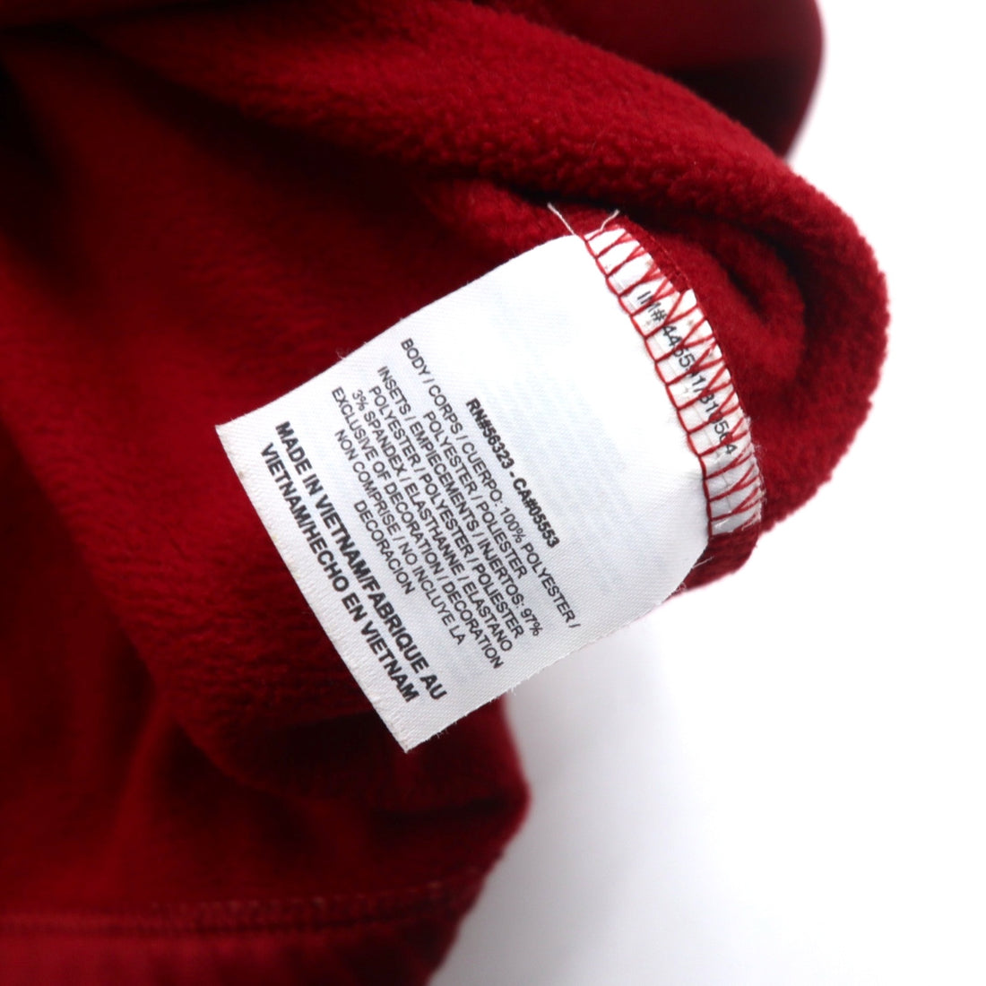 NIKE GOLF Half Zip Track Jacket Jersey L Red 1/4 Zip Therma-Fit Pullover Fleece Jacket 381259-651