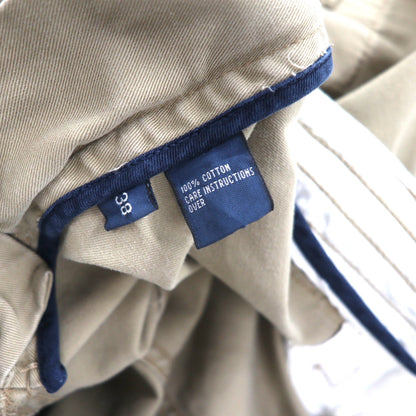 Polo by Ralph Lauren 90年代 ポロチノ バギー ショート カーゴパンツ ハーフパンツ XL ベージュ コットン 膝下丈