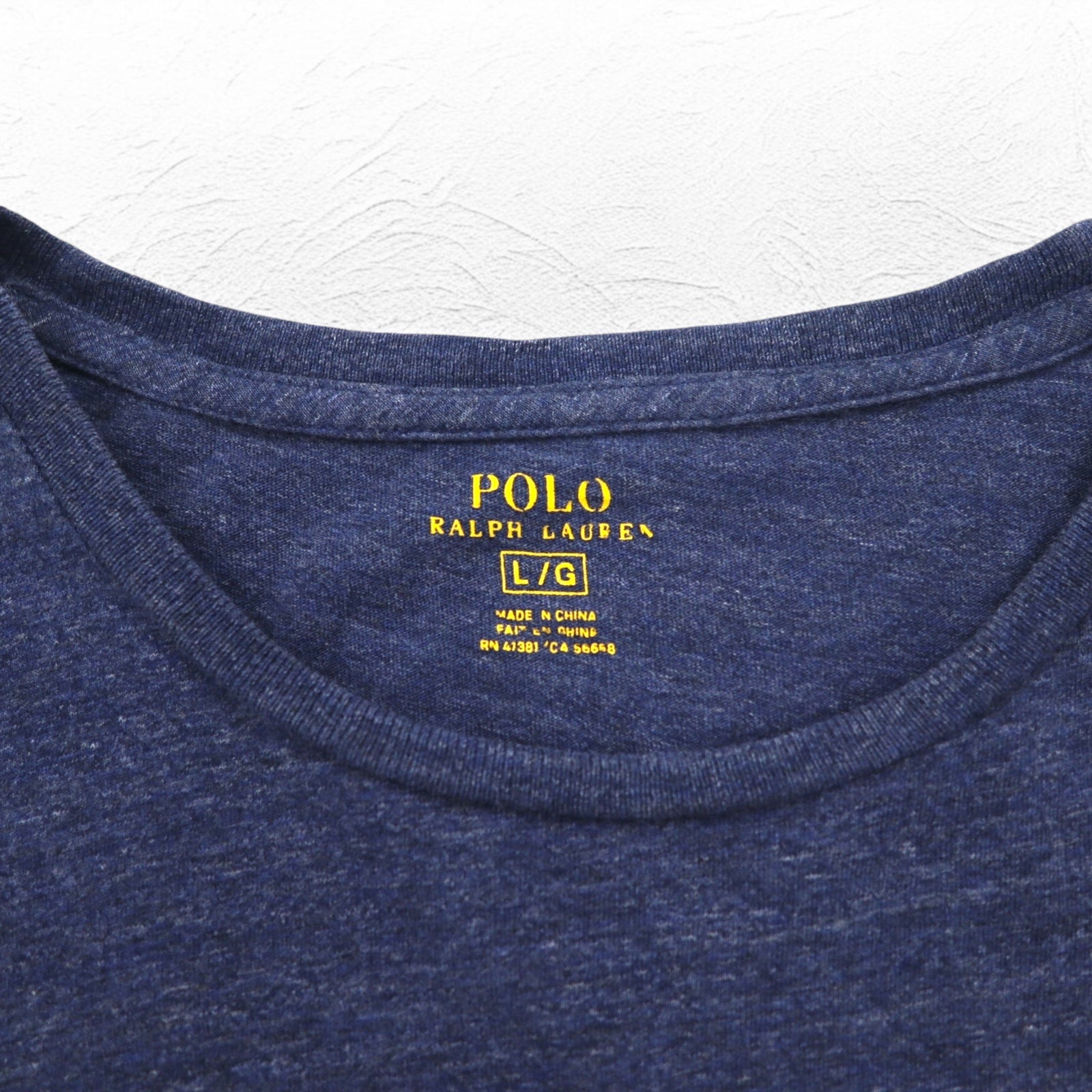 POLO RALPH LAUREN Long Sleeve T-shirt Long TL Navy Cotton Small Pony Embroidery