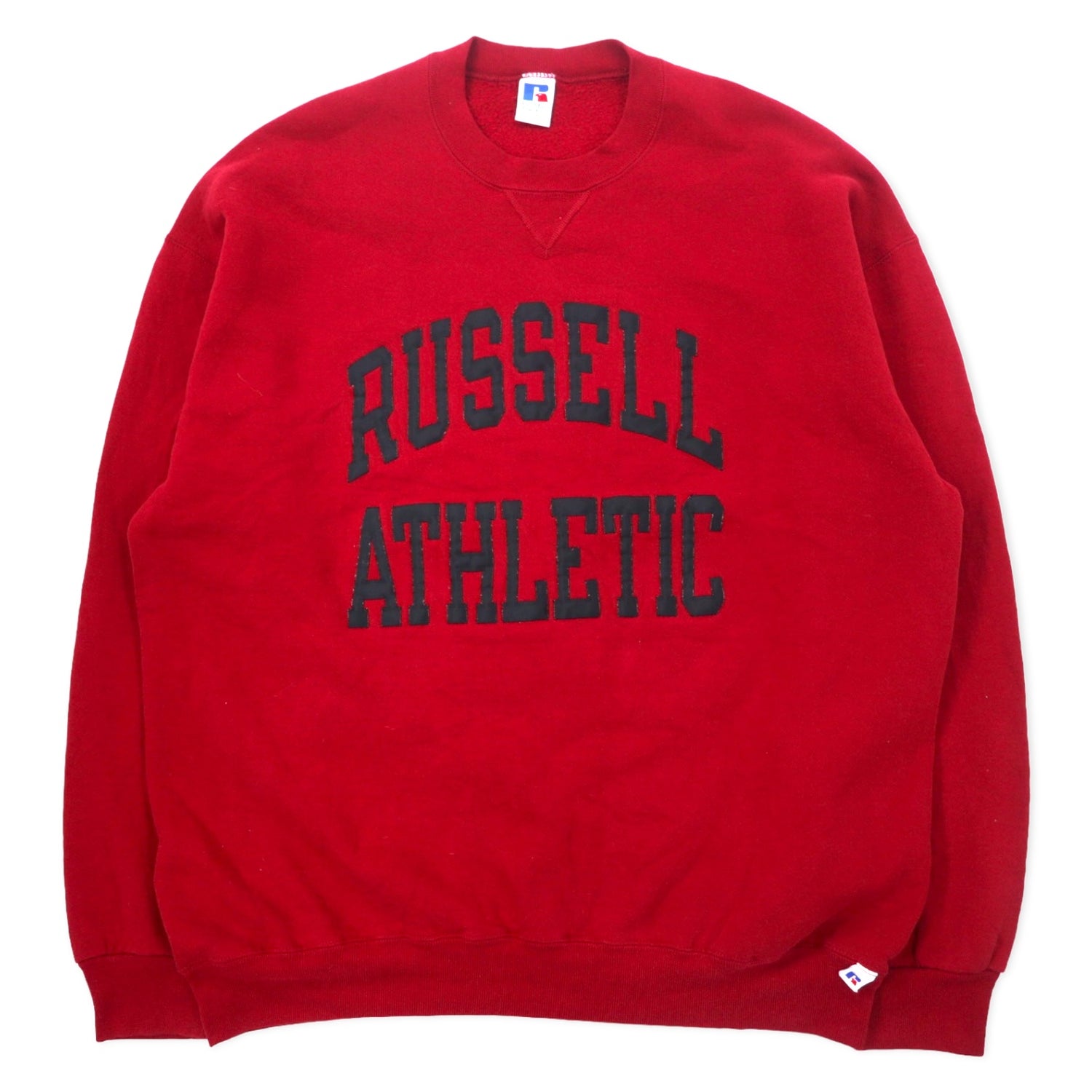 RUSSELL ATHLETIC USA製 90年代 カレッジ刺繍 スウェット XXLT レッド 