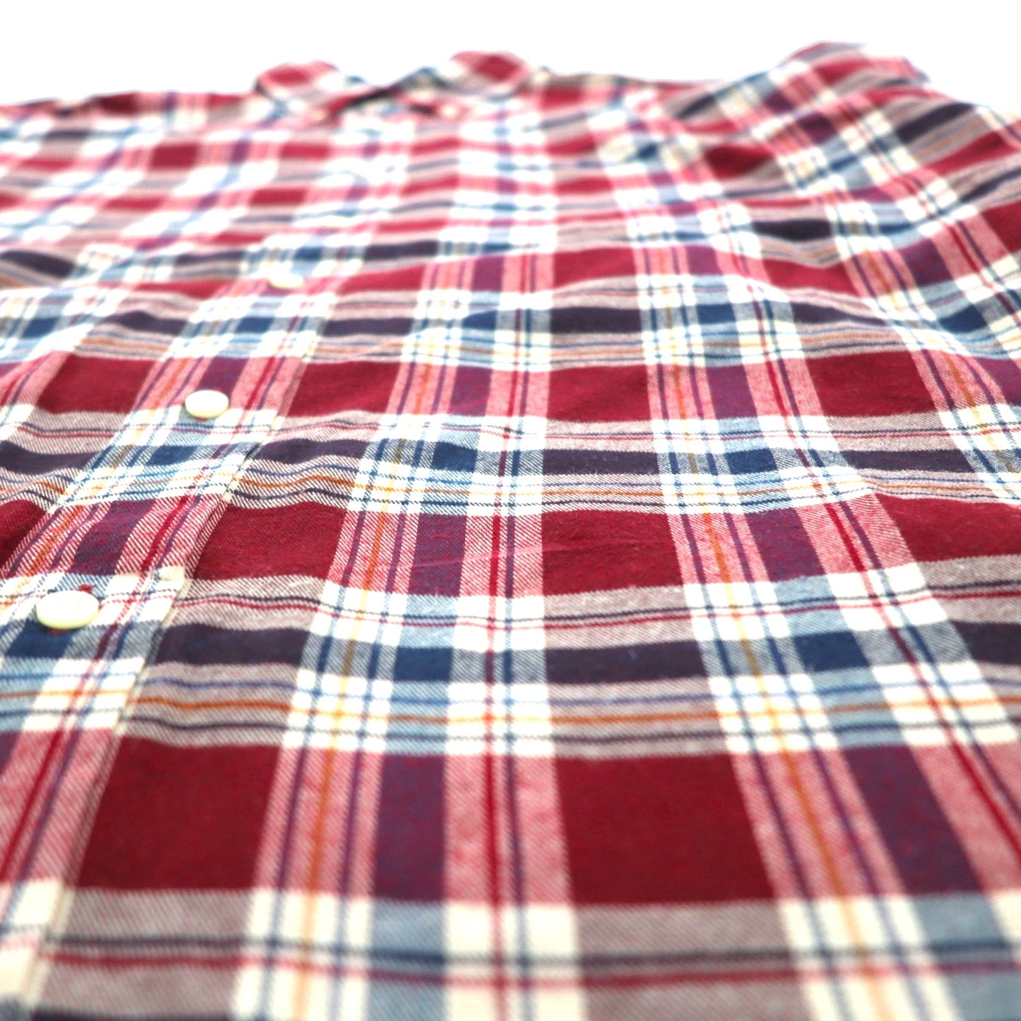 Ralph Lauren 90s Button-Down Flannel Shirt, Size XL, Red, Blaire Check, Small Pony Embroidery