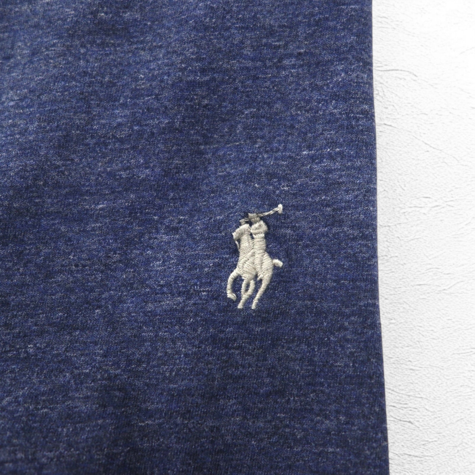 POLO RALPH LAUREN Long Sleeve T-shirt Long TL Navy Cotton Small Pony Embroidery