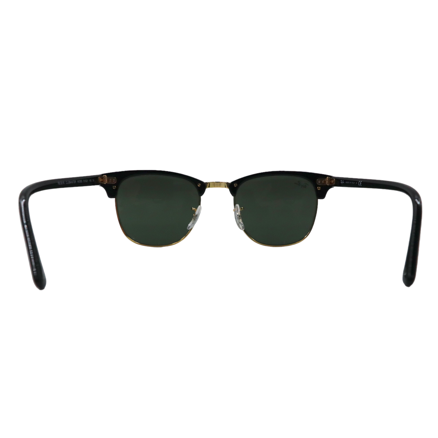 Ray-Ban クラブマスター サングラス ハーフリム ブラック RB3016 CLUBMASTER W0365 51⬜︎21 145 3N イタリア製