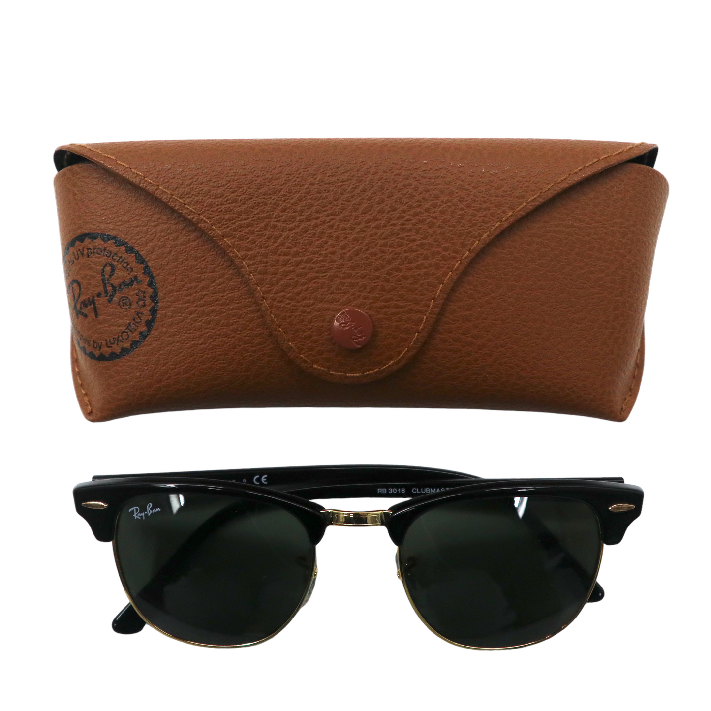 Ray-Ban クラブマスター サングラス ハーフリム ブラック RB3016 CLUBMASTER W0365 51⬜︎21 145 3N イタリア製