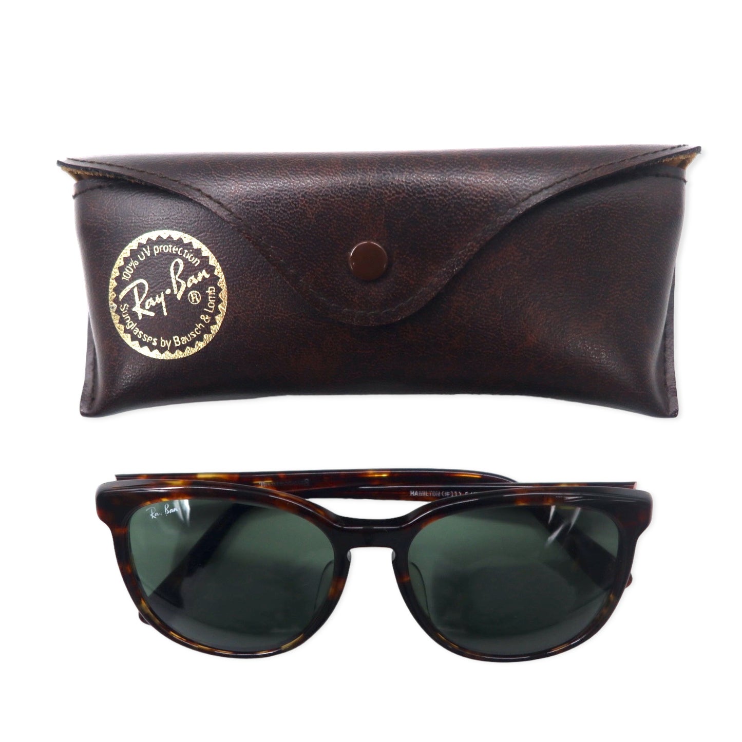 Ray-Ban TRADITIONALS サングラス ボストン ブラウン ベッコウ HAMILTON ( #11 ) 54□18 B&L ボシュロム社製