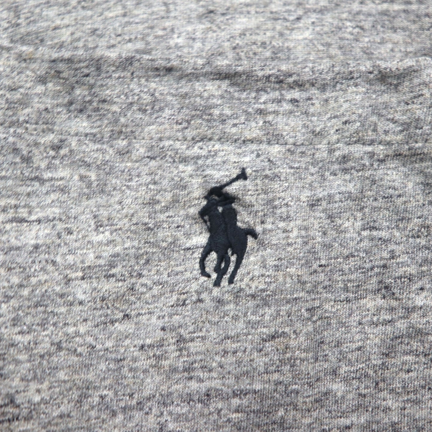 Polo Ralph Lauren Oversized Long Sleeve T-Shirt, Gray, Size 4XL, Chest Pocket, Small Pony Embroidery