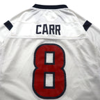 reebok ゲームシャツ L ホワイト ポリエステル メッシュ ナンバリング NFL TEXANS