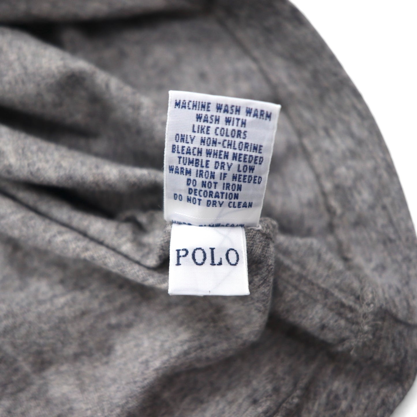 Polo Ralph Lauren Oversized Long Sleeve T-Shirt, Gray, Size 4XL, Chest Pocket, Small Pony Embroidery