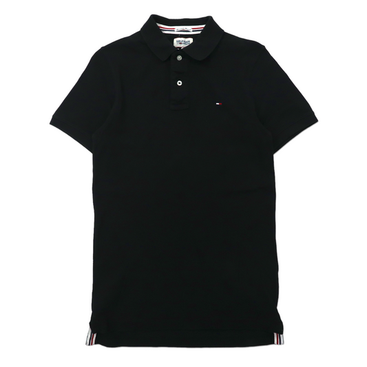 HILFIGER DENIM ポロシャツ S ブラック コットン American Brand
