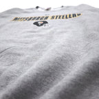 NFL 90s Crew Neck Sweatshirt XL Grey Print PITTSBURGH STEELERS Made in Mexico