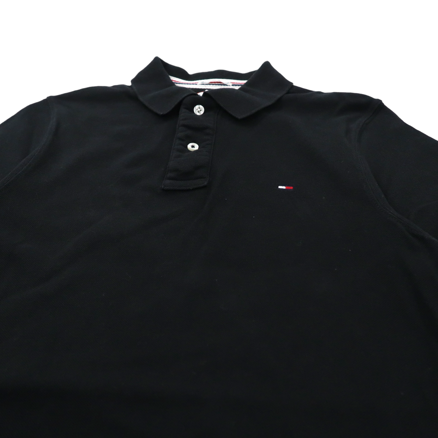 HILFIGER DENIM ポロシャツ S ブラック コットン American Brand