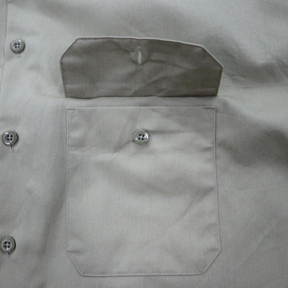 Dickies 半袖 チノ ワークシャツ 3XL ベージュ 胸ポケット ビッグサイズ ホンジュラス製