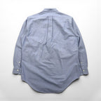 Polo Ralph Lauren 90s Oxford Button-Down Shirt, Size M, Blue, Chest Pocket Emblem