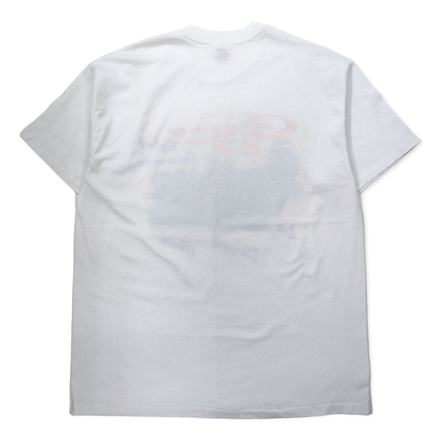 Hanes USA Made 90's Print T-Shirt XL White Cotton HEAVYWEIGHT 50/50  Southern Basics