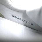 DIOR HOMME Made in Italy German Trainer Sneakers 24.5cm White Leather Hedi Slimane 07AW Eddie Period