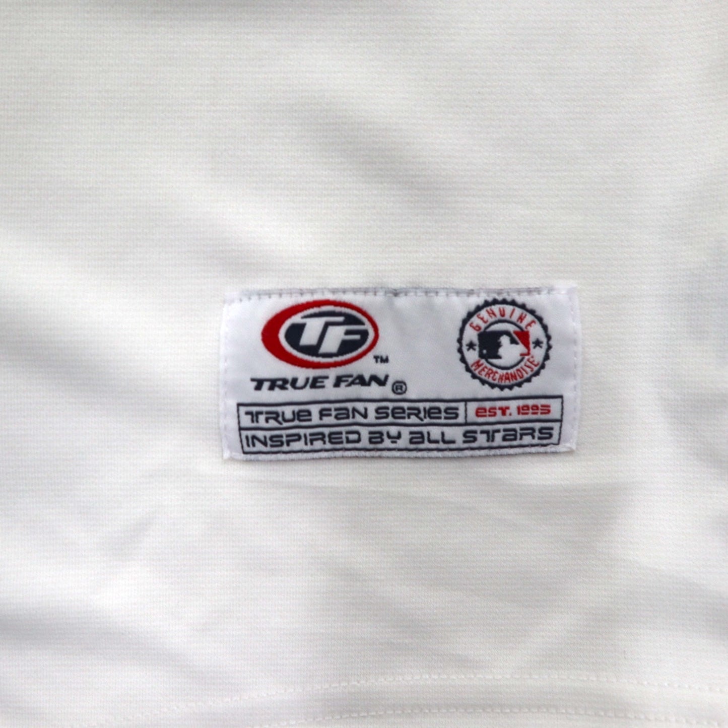 MLB TRUE FAN ベースボールシャツ XL ホワイト ポリエステル デトロイト タイガース Detroit Tigers