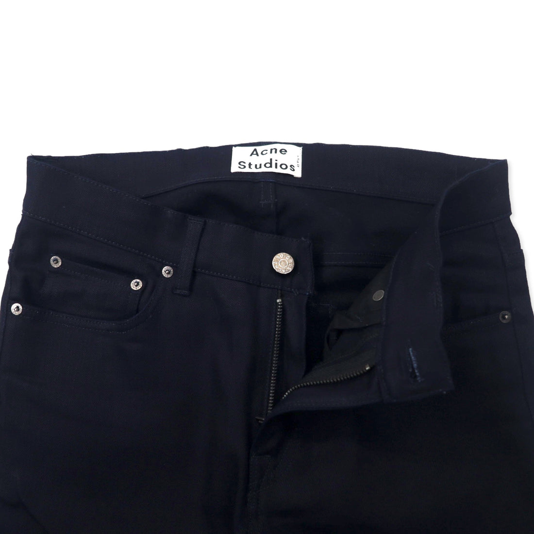 Acne Studios Stretch Skinny Denim Pants 31 Navy Cotton ACE NAVY CASH
