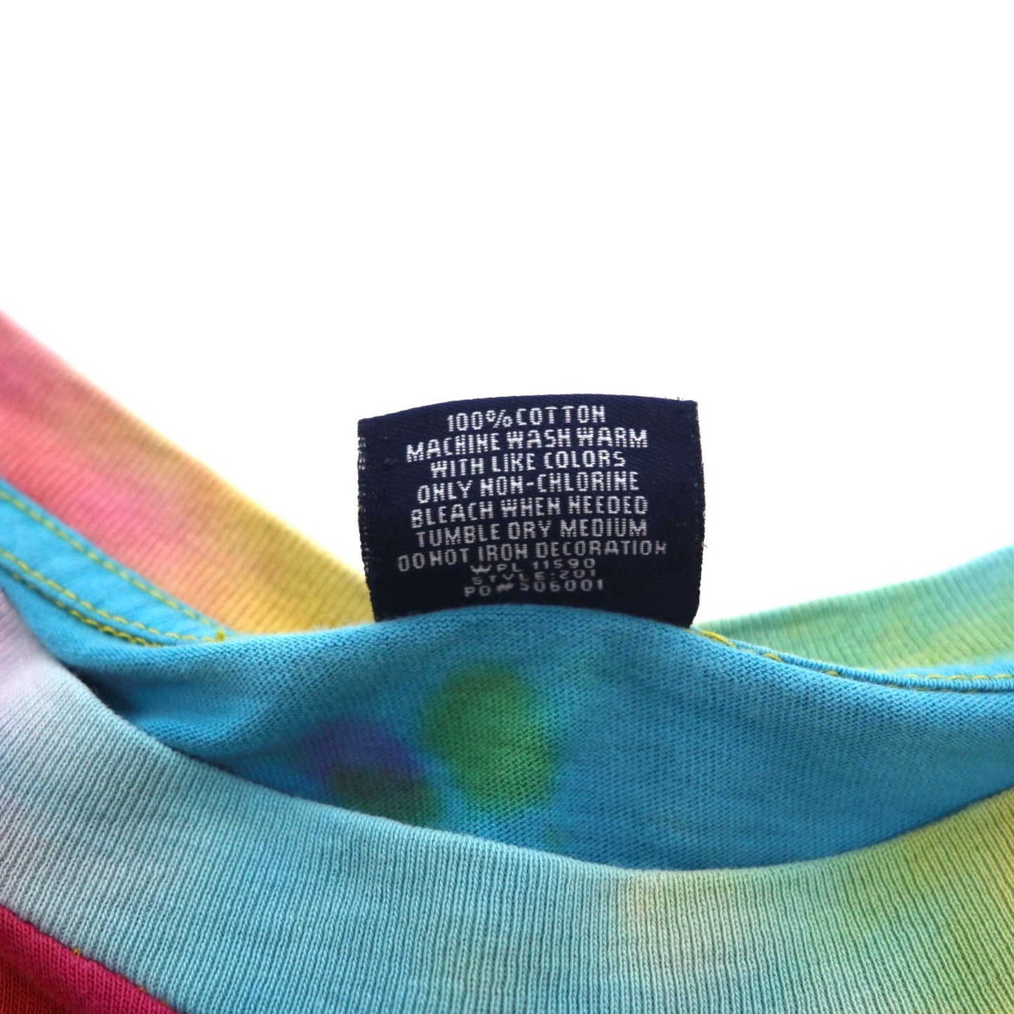 MV SPORT Tie-dye College T-shirt, XL, Multicolor, Cotton, Made in Pakistan