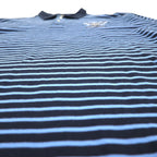 POLO JEANS CO. RALPH LAUREN 90s Long Sleeve Polo Shirt, Rugby Shirt, XL, Blue, Striped, Oversized