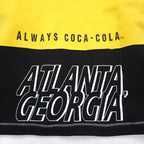 Coca Cola フルジップパーカー L イエロー ブラック コットン テープロゴ 未使用品