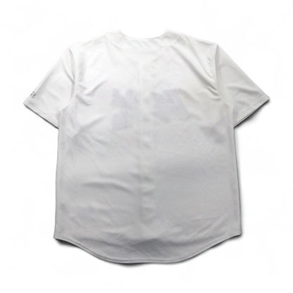 MLB TRUE FAN ベースボールシャツ XL ホワイト ポリエステル デトロイト タイガース Detroit Tigers