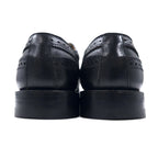REGAL Wingtip Medallion Shoes Country Shoes 23.5cm Black Leather Embossed 6263 2235 Made in Japan