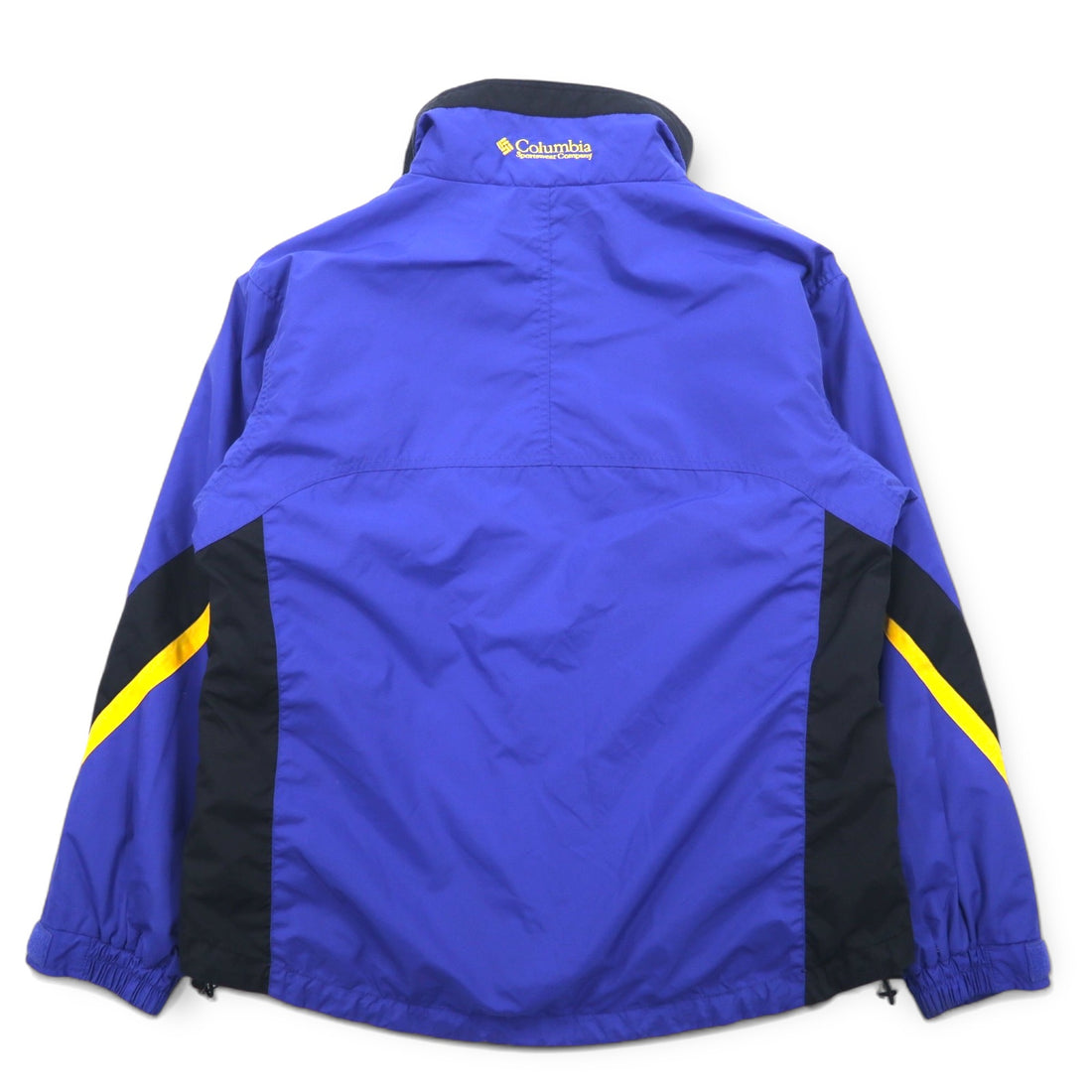 Columbia 90年代 3WAY マウンテンパーカー M ブルー ブラック ナイロン フリース ライナー ドローコード ジップインジップ搭載