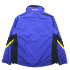 Columbia 90年代 3WAY マウンテンパーカー M ブルー ブラック ナイロン フリース ライナー ドローコード ジップインジップ搭載