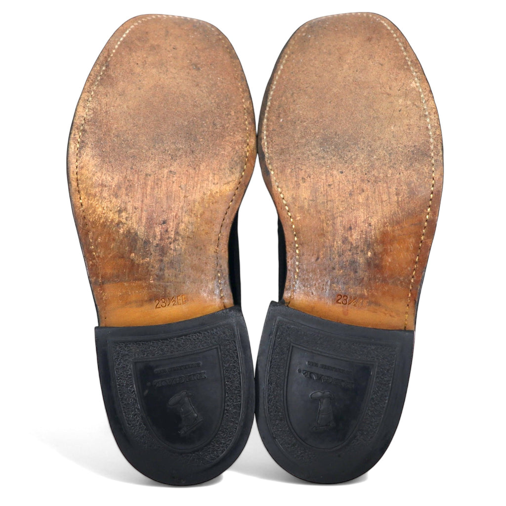 REGAL Wingtip Medallion Shoes Country Shoes 23.5cm Black Leather Embossed 6263 2235 Made in Japan