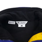 Columbia 90年代 3WAY マウンテンパーカー M ブルー ブラック ナイロン フリース ライナー ドローコード ジップインジップ搭載
