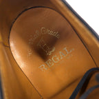 REGAL Wingtip Medallion Shoes Country Shoes 23.5cm Black Leather Embossed 6263 2235 Made in Japan