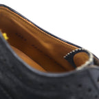 REGAL Wingtip Medallion Shoes Country Shoes 23.5cm Black Leather Embossed 6263 2235 Made in Japan