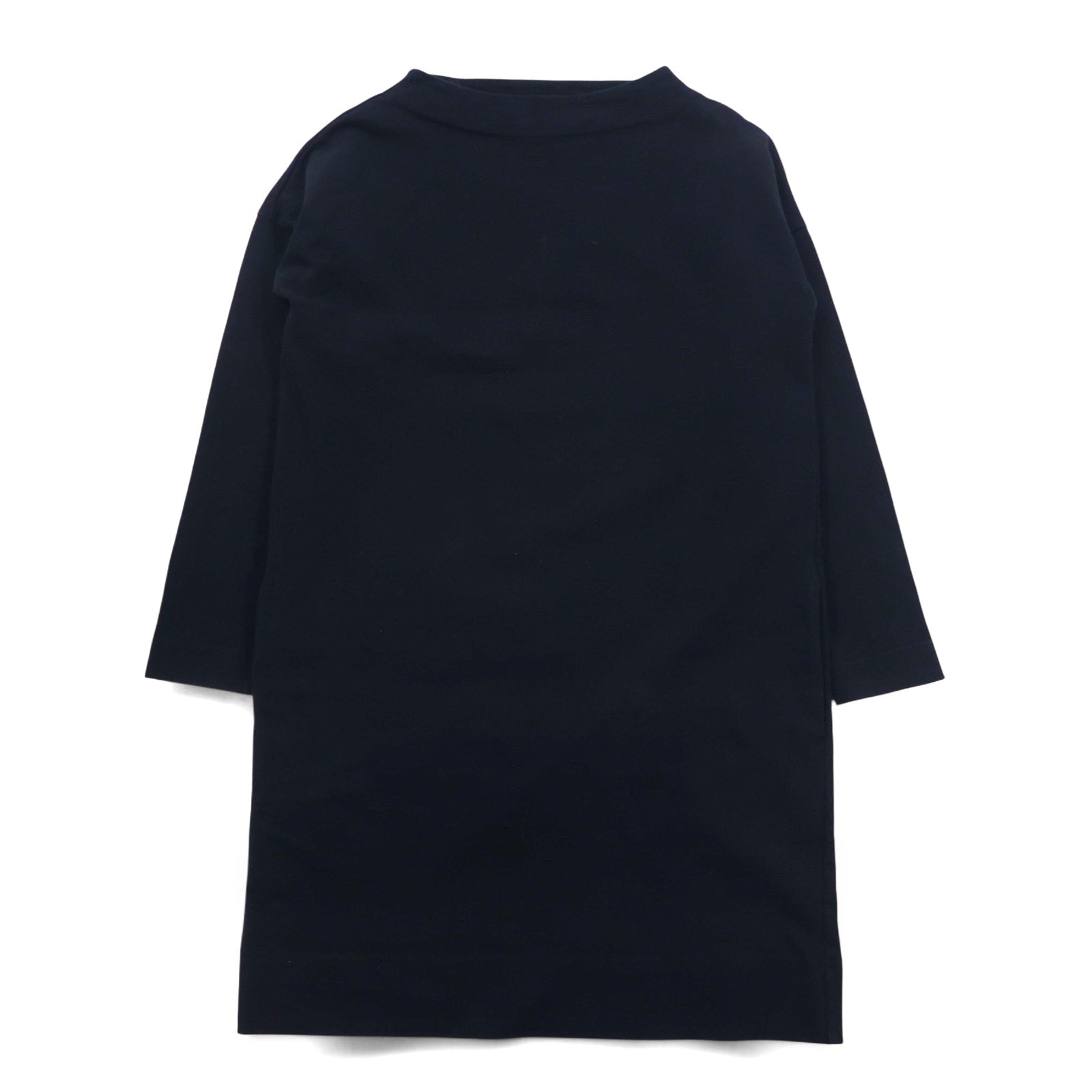 Traditional Weatherwear ボトルネック スクエア ワンピース S ブラック サイドポケット L172CJOP0053FM