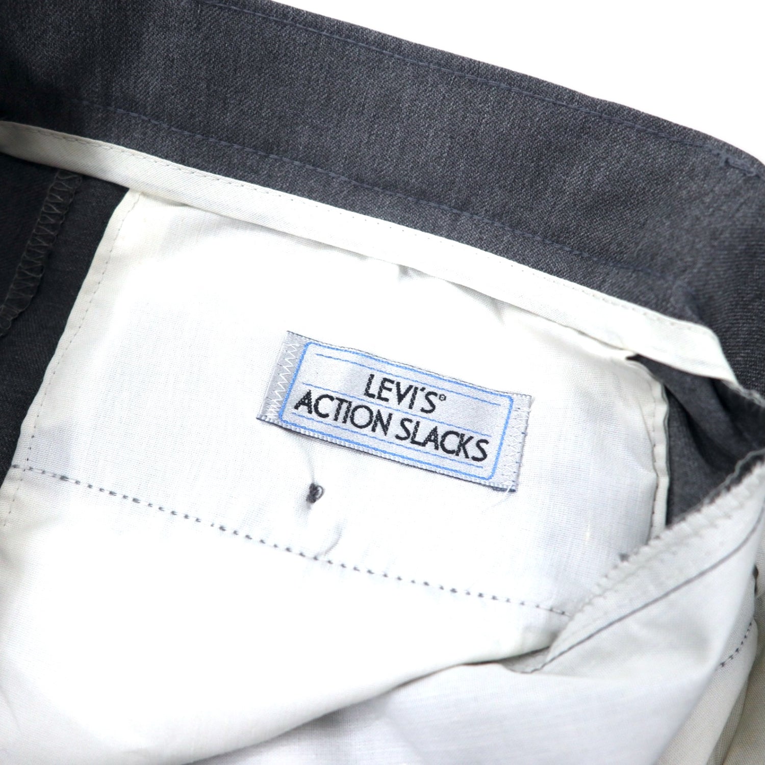 LEVI'S ACTION SLACKS USA Made 80's Action Slacks Pants 32 Gray 
