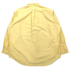 RALPH LAUREN 90年代 オックスフォード ボタンダウンシャツ XXL イエロー コットン BLAKE スモールポニー 刺繍