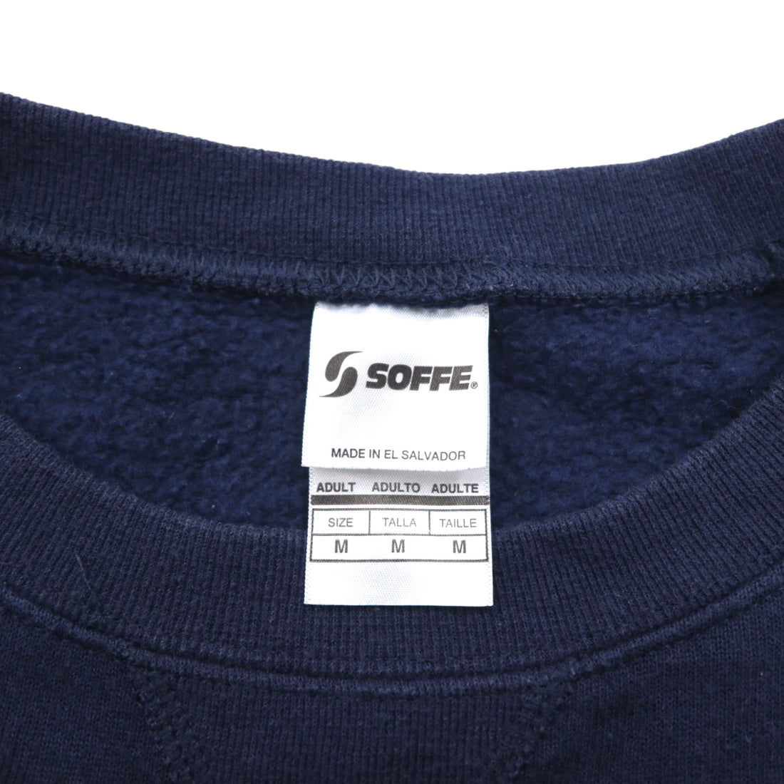 US NAVY Military Printed Sweatshirt M Navy Cotton SOFFE