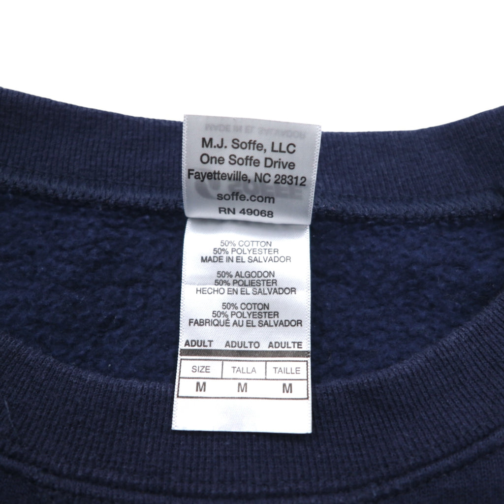 US NAVY Military Printed Sweatshirt M Navy Cotton SOFFE