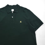 Brooks Brothers Supima Cotton Polo Shirt, Size L, Green, Stretch, with Embroidered Logo