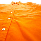 Ralph Lauren 90s Oxford Button-Down Shirt, Size M, Orange, Custom Fit, Chest Pocket, Small Pony Embroidery