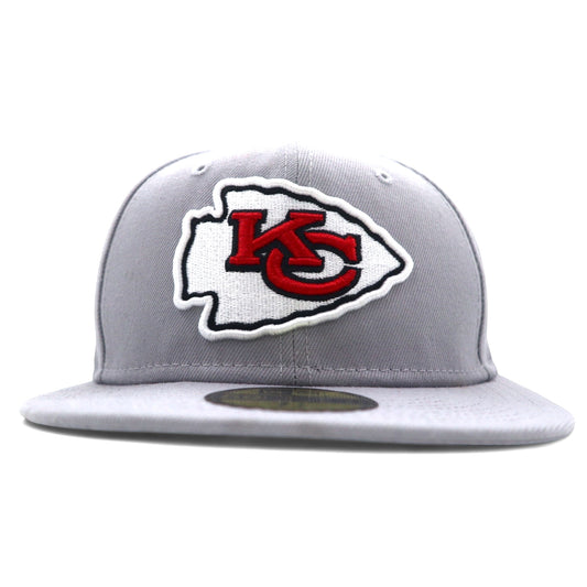 NEW ERA × NFL ベースボールキャップ 56.8cm グレー ポリエステル Kansas City Chiefs