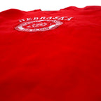 Made in USA 90s RUSSELL ATHLETIC College Print Sweatshirt XL Red Fleece Lined NEBRASKA